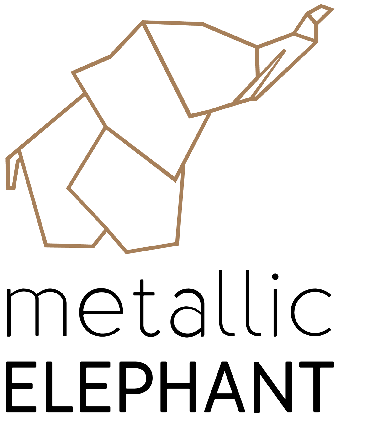 metallic elephant logo